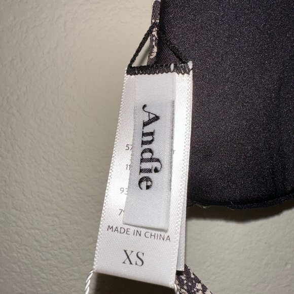 NWT Andie snakeskin string bikini top XS - Picture 10 of 12